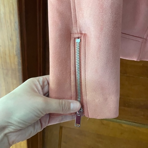 Old Navy pink moto Jacket Size small - Picture 6 of 6